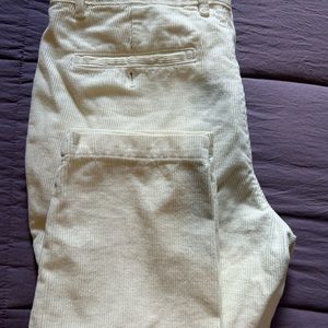 NET Zara men’s corduroy cream pants